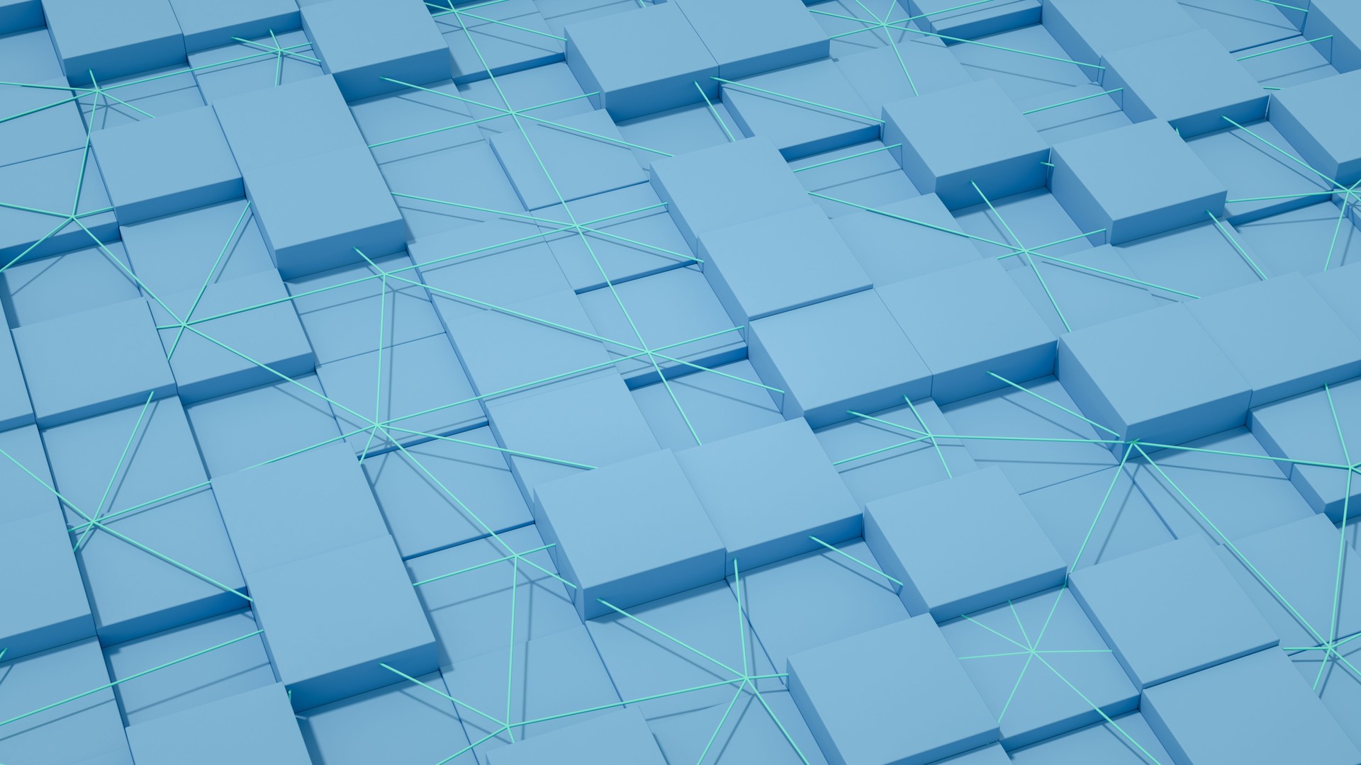 Blocos de cubos abstratos 3D, formas geométricas, fundo de tecnologia futurista